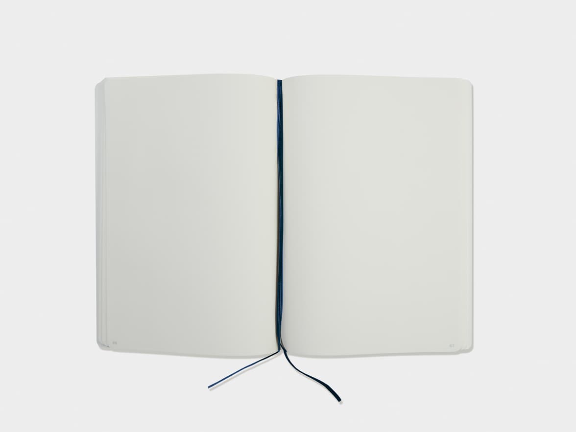 Open unlined pages of the LEUCHTTURM1917 Classic Softcover Composition Notebooks