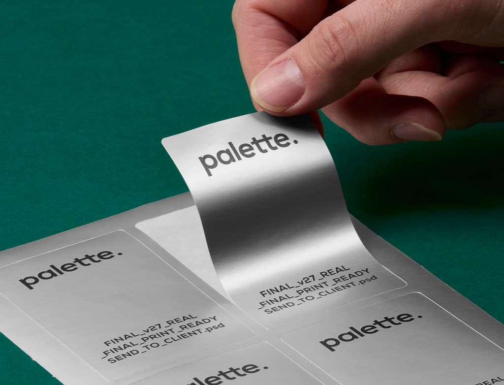 Metallic Stickers, Sheet, 2" x 3", Rectangular, Silver | MOO