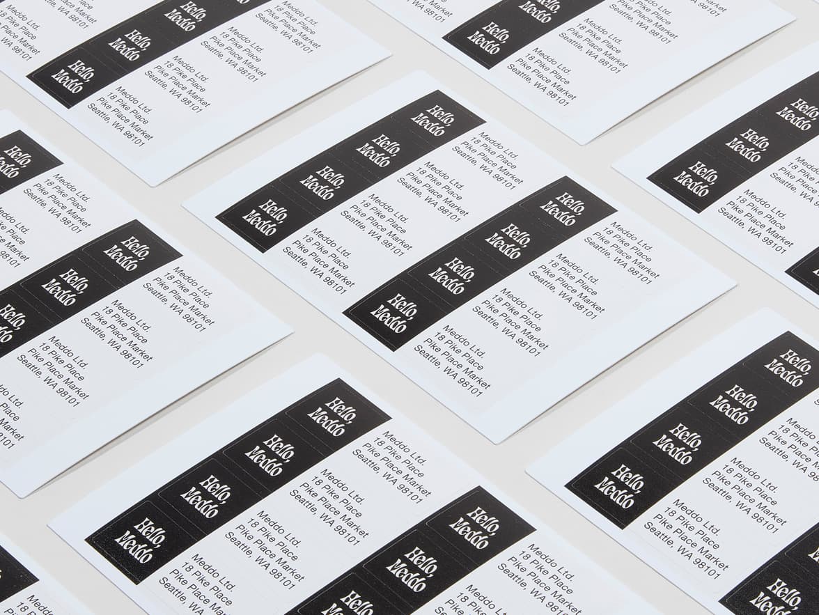 Return Address Labels Size Return Address Labels